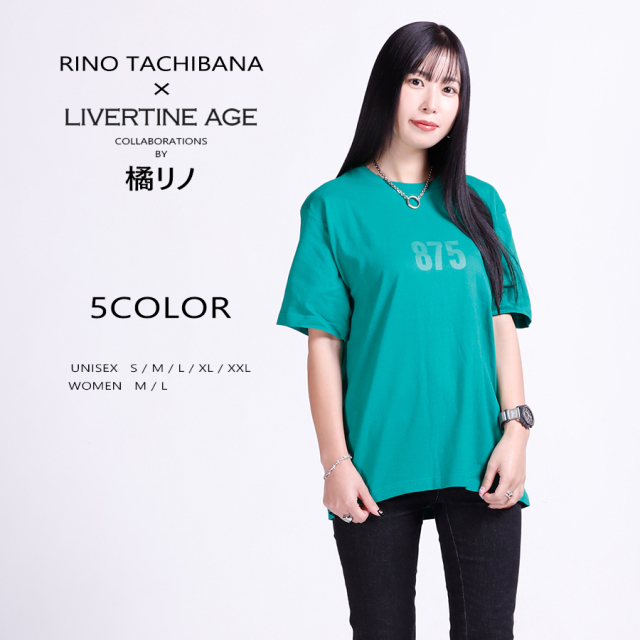 受注期間限定！橘リノコラボ企画！コラボ半袖Tシャツ◆橘リノ