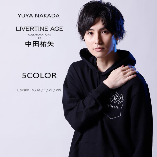 受注期間限定！中田祐矢コラボ企画！コラボプルオーバーパーカー◆中田祐矢