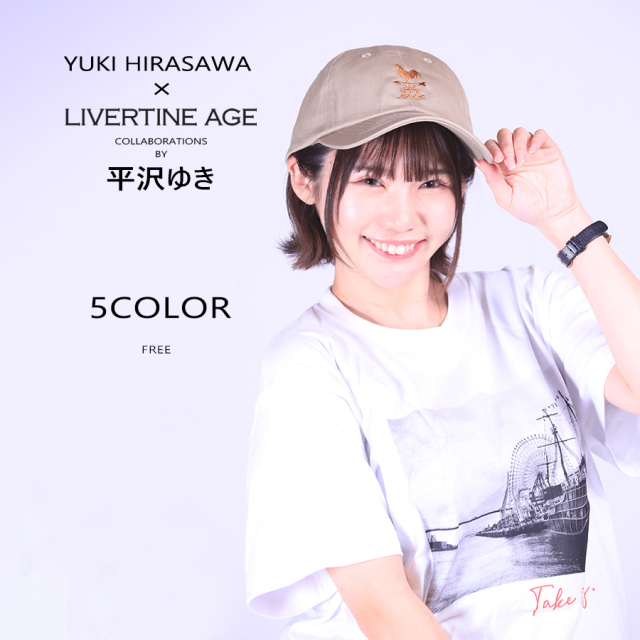 受注期間限定！平沢ゆきコラボ企画！キャップ◇平沢ゆき