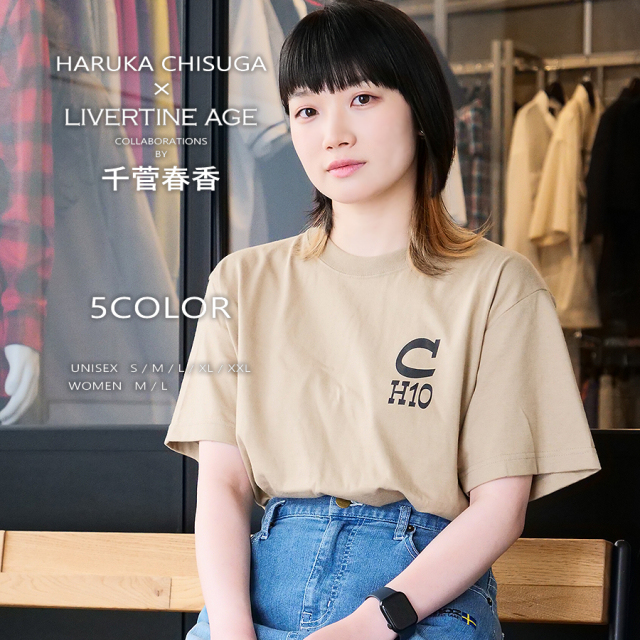 受注期間限定！千菅春香コラボ企画！コラボ半袖Tシャツ◆千菅春香