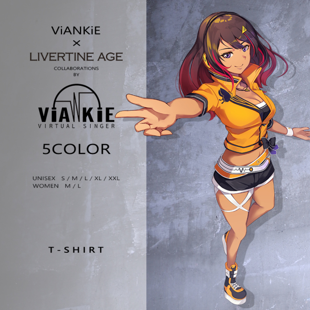 受注期間限定！ViANKiEコラボ企画！コラボ半袖Tシャツ◆ViANKiE