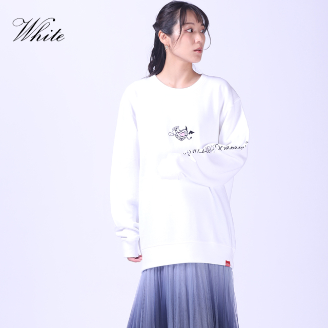 天使トレーナー トレーナー レディース スウェット[品番：TOPW0000262]｜DEVICE