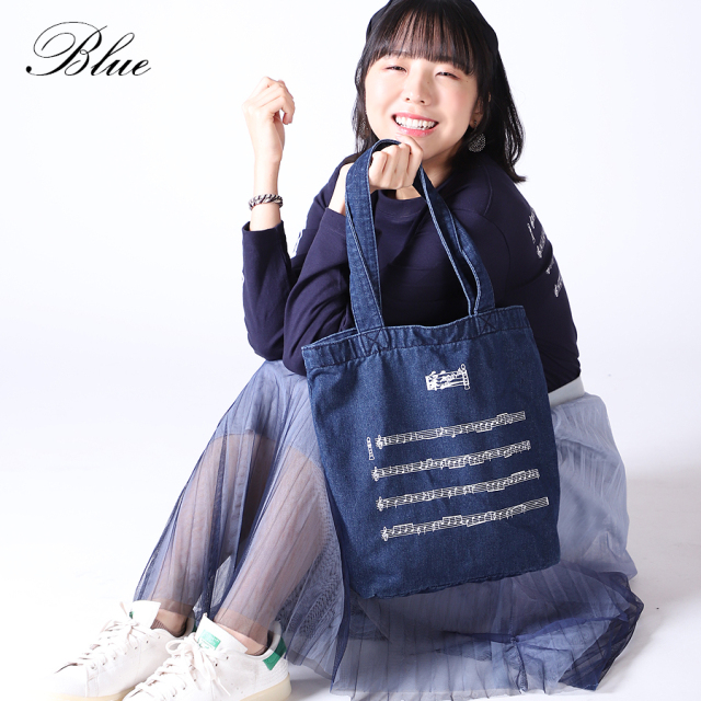 受注期間限定！鍛治島彩コラボ企画！コラボデニムトートバッグ◇鍛治島彩