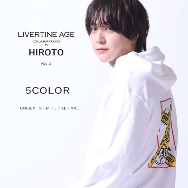 受注期間限定！HIROTOコラボ企画第2弾！コラボプルオーバーパーカー◆HIROTO