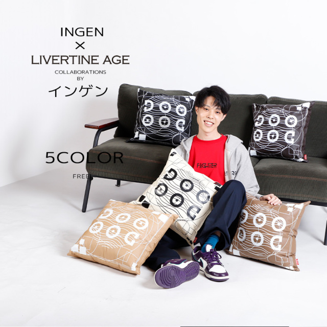 受注期間限定！インゲンコラボ企画！コラボクッション◆インゲン