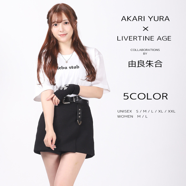 受注期間限定！由良朱合コラボ企画！コラボ半袖Tシャツ◆由良朱合
