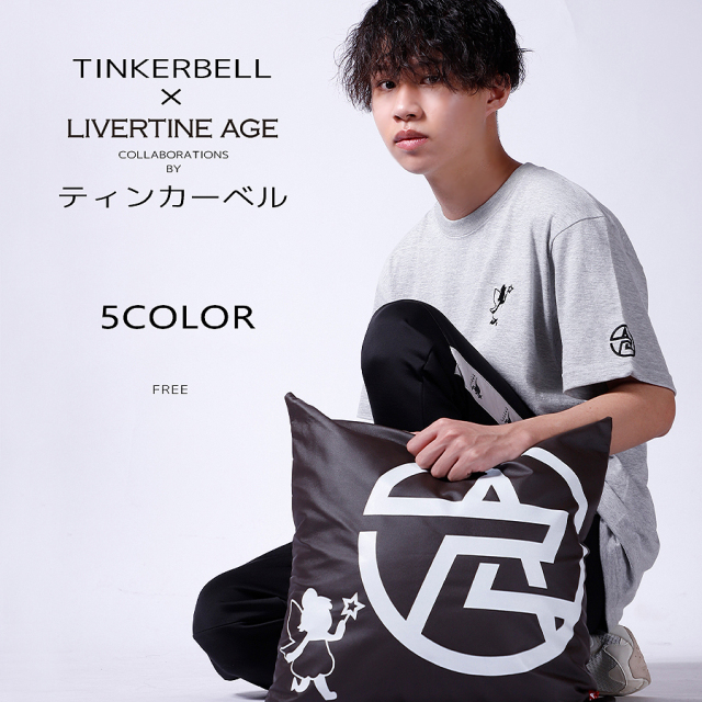 受注期間限定！ティンカーベルコラボ企画！コラボクッション◆ティンカーベル