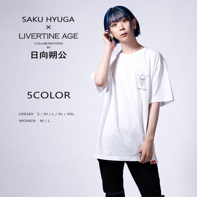 受注期間限定！日向朔公コラボ企画！コラボ半袖Tシャツ◆日向朔公