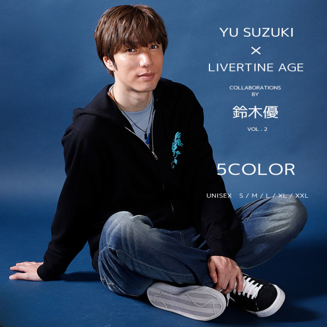受注期間限定！鈴木優コラボ企画第2弾！コラボZIPパーカー◇鈴木優