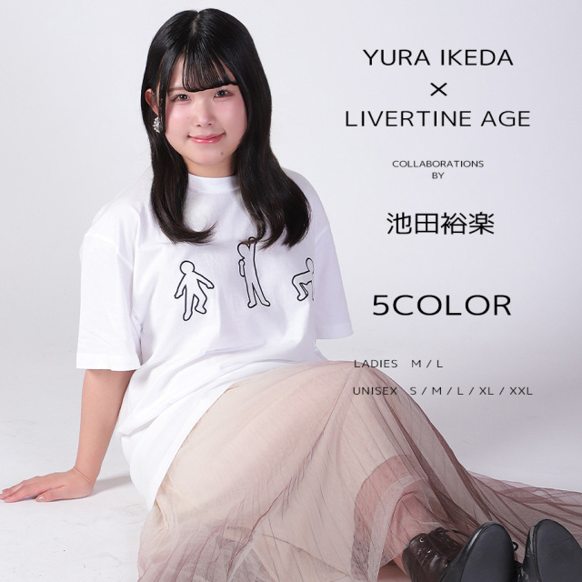 受注期間限定！池田裕楽コラボ企画！コラボ半袖Tシャツ◆池田裕楽