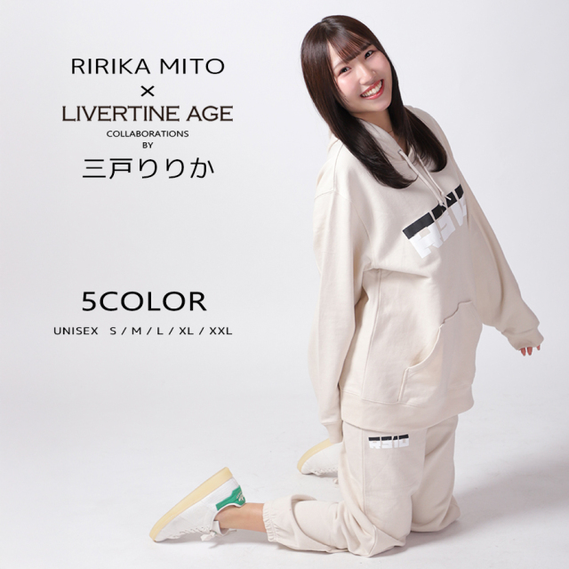 受注期間限定！三戸りりかコラボ企画！コラボスウェットパンツ◆三戸りりか