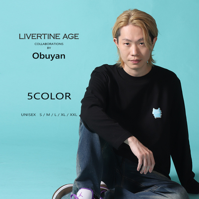 受注期間限定！Obuyanコラボ企画！コラボ長袖Tシャツ◆Obuyan