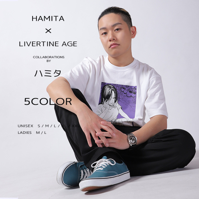 受注期間限定！ハミタコラボ企画！コラボ半袖Tシャツ◆ハミタ