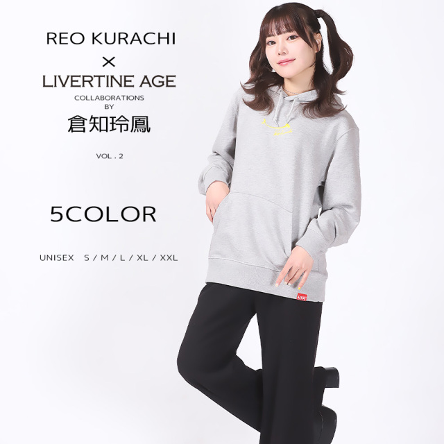 受注期間限定！倉知玲鳳コラボ企画第２弾！コラボプルオーバーパーカー◆倉知玲鳳