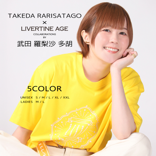 受注期間限定！武田 羅梨沙 多胡コラボ企画！コラボ半袖Tシャツ◆武田羅梨沙多胡