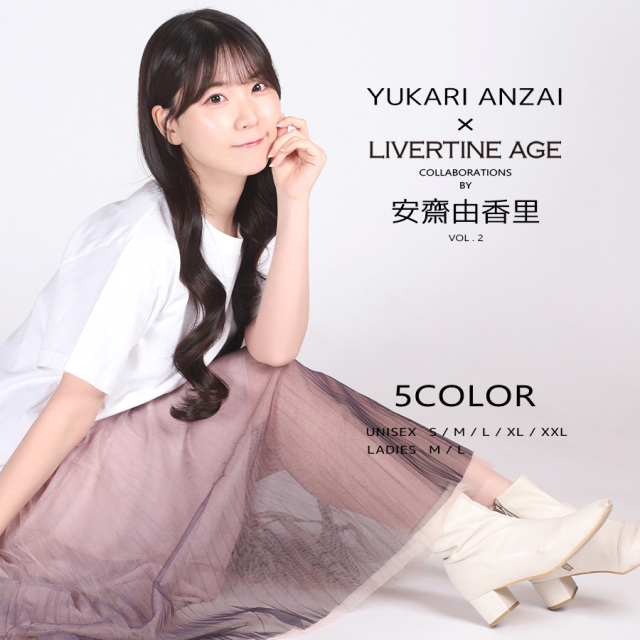 受注期間限定！ 安齋由香里コラボ企画第2弾！コラボ半袖Tシャツ◆ 安齋由香里