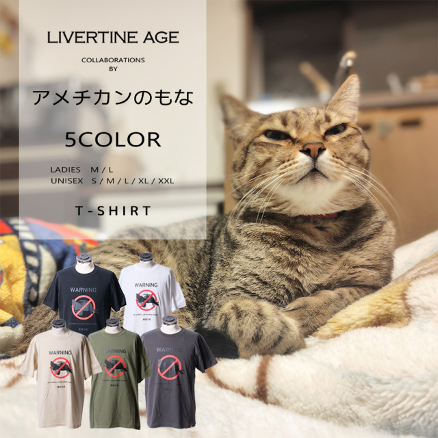 受注期間限定！アメチカンのもなコラボ企画！コラボ半袖Tシャツ◆アメチカンのもな