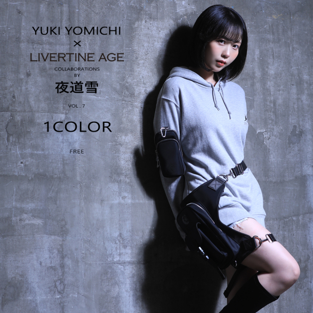 夜道雪  YUKI YOMICHI × LIVERTINE AGE コラボバッグ 受注期間限定！夜道雪コラボ企画第7弾！コラボ3Wayバッグ◇夜道雪