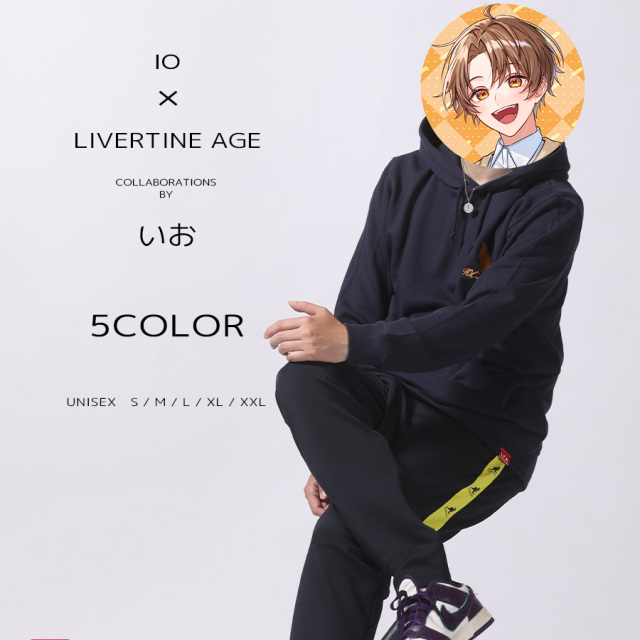 受注期間限定！いおコラボ企画！コラボプルオーバーパーカー◆いお