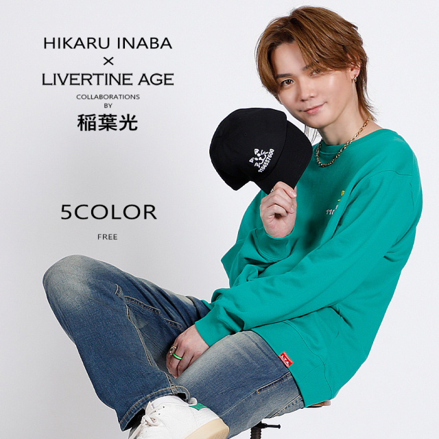 受注期間限定！稲葉光コラボ企画！コラボキャップ◆稲葉光