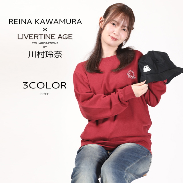 受注期間限定！川村玲奈コラボ企画！コラボバケットハット◆川村玲奈