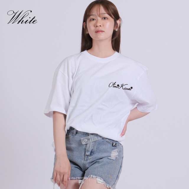 れ*ぼ様 MASKED カフェ 甘い暴力 咲 Tシャツ 受注期間限定！姫咲あみコラボ企画！コラボ半袖Tシャツ◇姫咲あみ