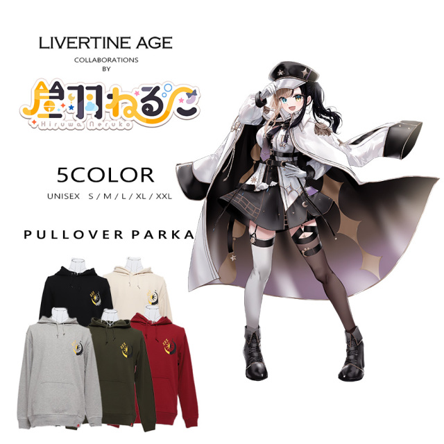 受注期間限定！昼羽ねるこコラボ企画！コラボプルオーバーパーカー◆昼羽ねるこ