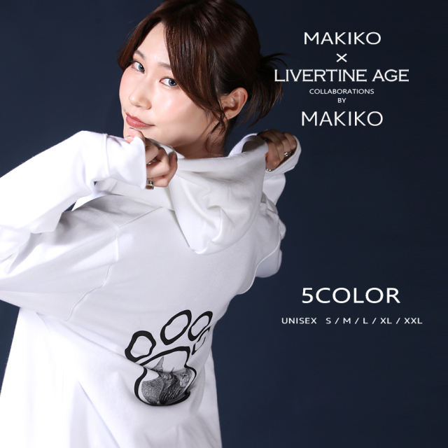 shilo　希少　working class zero コラボ　パーカー 受注期間限定！MAKIKOコラボ企画！コラボZIPパーカー◇MAKIKO