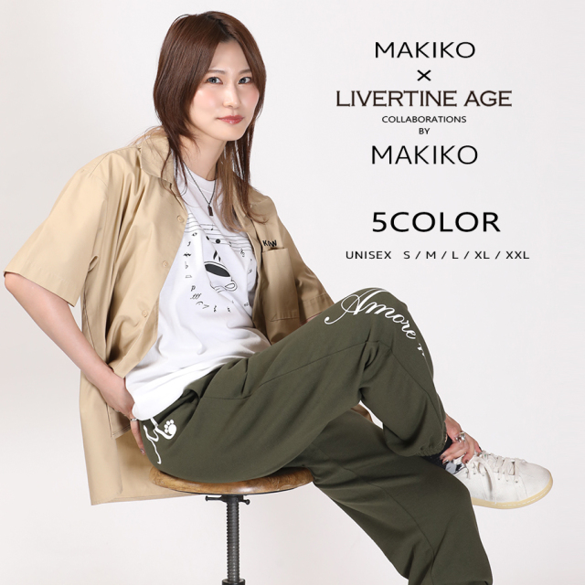受注期間限定！MAKIKOコラボ企画！コラボスウェットパンツ◆MAKIKO