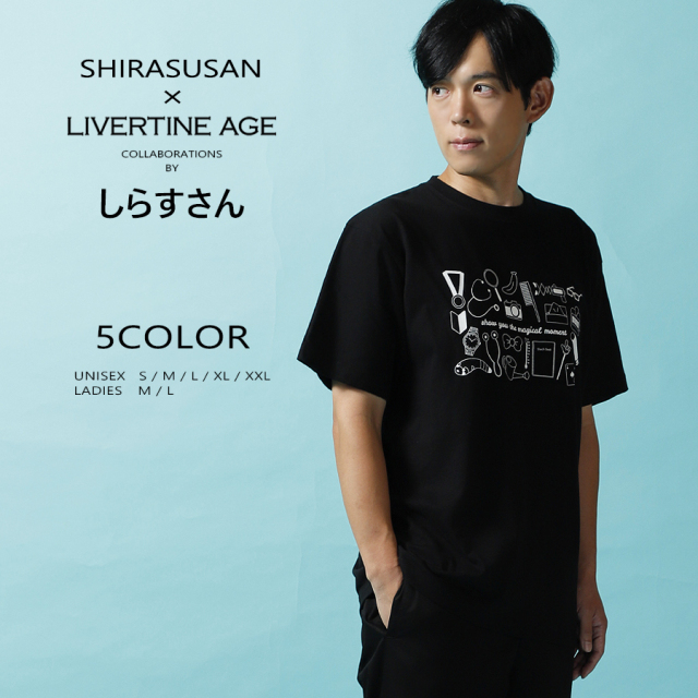 受注期間限定！しらすさんコラボ企画！コラボ半袖Tシャツ◆しらすさん