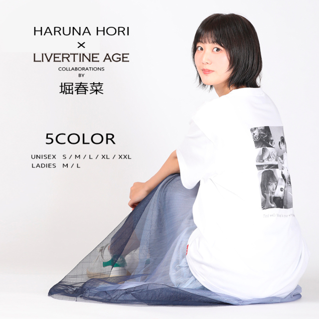 受注期間限定！堀春菜コラボ企画！コラボ半袖Tシャツ◆堀春菜