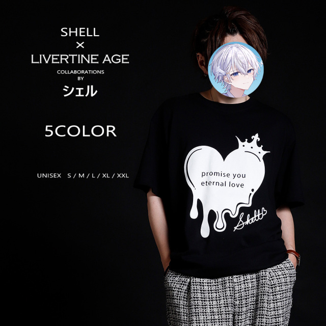 受注期間限定！シェルコラボ企画！コラボ半袖Tシャツ◆シェル