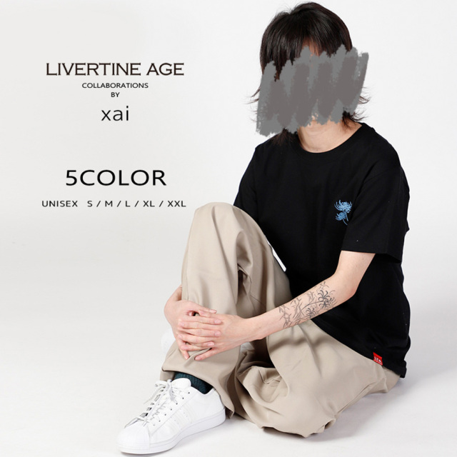 受注期間限定！xaiコラボ企画！コラボ半袖Tシャツ◆xai
