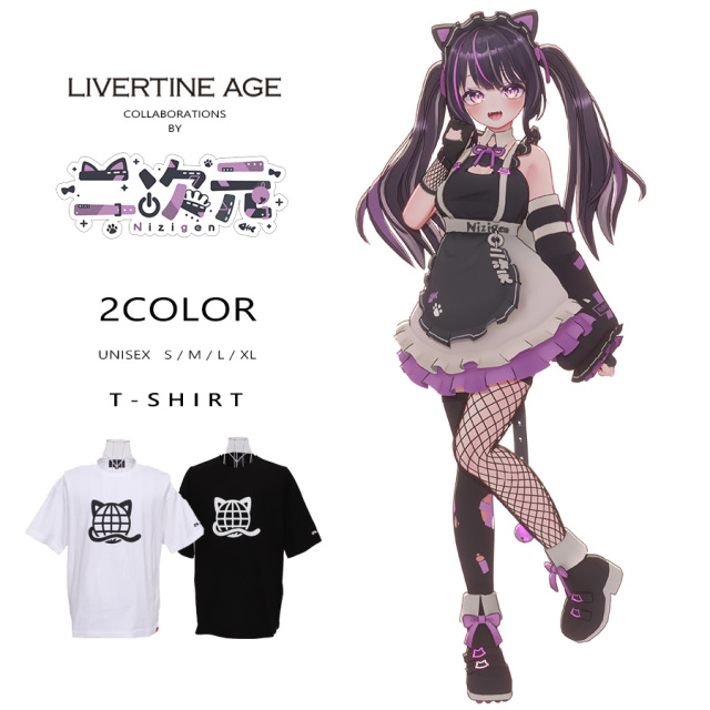 受注期間限定！二次元コラボ企画！ビッグシルエット半袖Tシャツ◆二次元