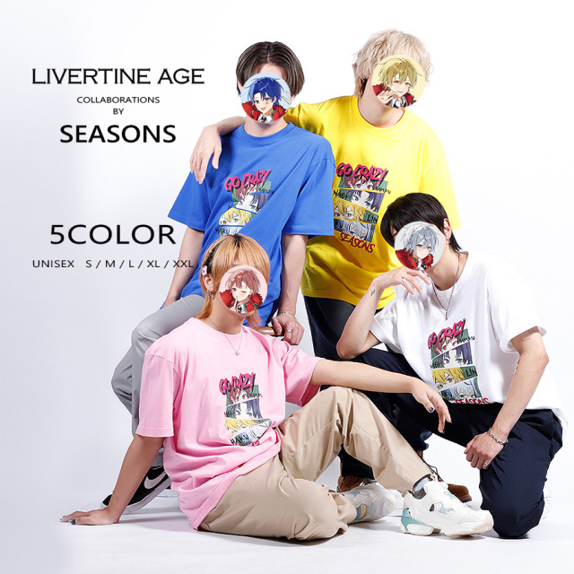受注期間限定！SEASONSコラボ企画！コラボ半袖Tシャツ◆SEASONS