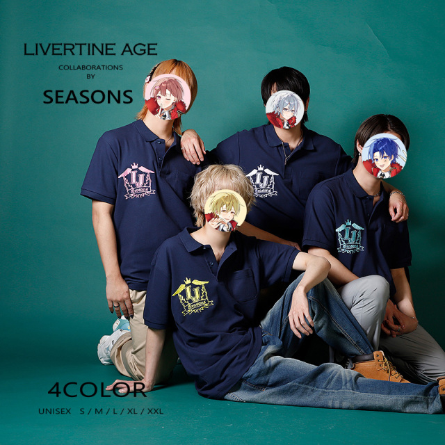 受注期間限定！SEASONSコラボ企画！コラボポロシャツ◆SEASONS