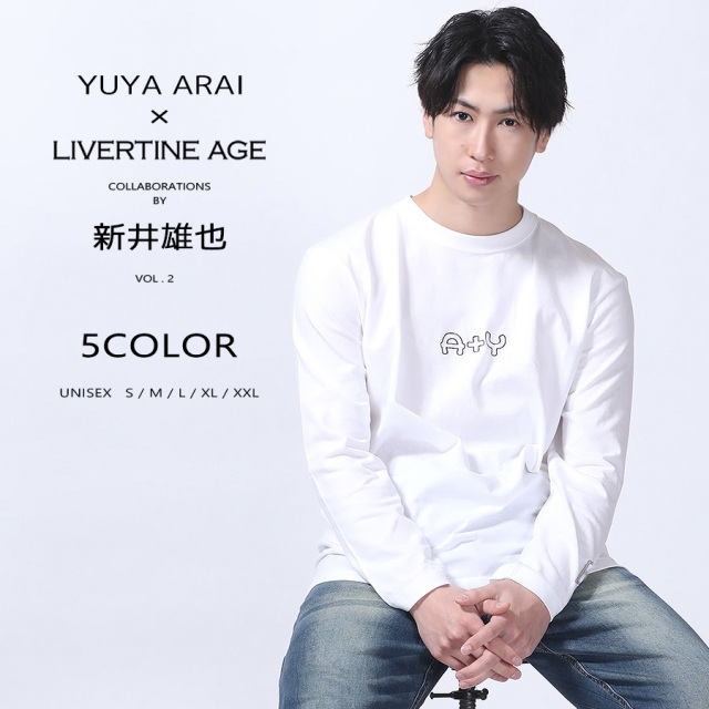 受注期間限定！新井雄也コラボ企画第2弾！コラボ長袖Tシャツ◆新井雄也