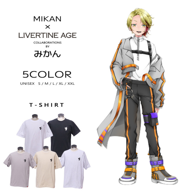 受注期間限定！みかんコラボ企画！コラボ半袖Tシャツ◇みかん