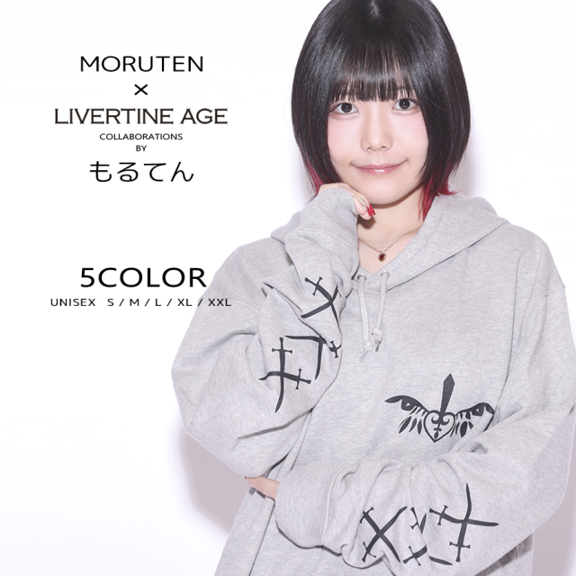 受注期間限定！もるてんコラボ企画！コラボプルオーバーパーカー◆もるてん