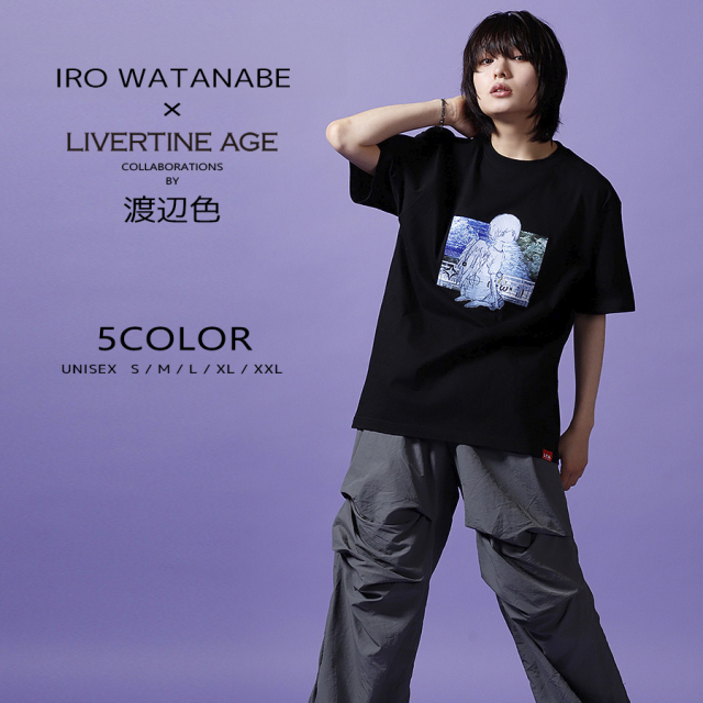 受注期間限定！渡辺色コラボ企画！コラボ半袖Tシャツ◆渡辺色