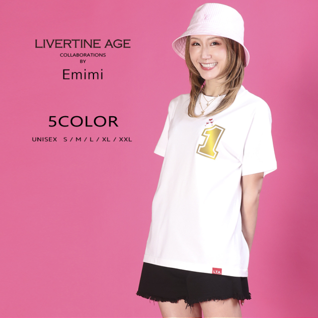 受注期間限定！Emimiコラボ企画！コラボ半袖TシャツTYPE-A◆Emimi