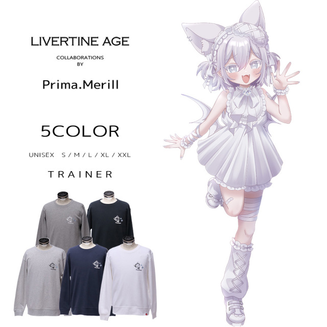 受注期間限定!Prima.Merillコラボ企画!コラボトレーナー◇Prima.Merill 受注期間限定!Prima.Merillコラボ企画!コラボトレーナー◇Prima.Merill