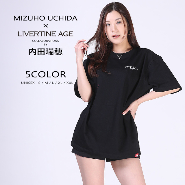 受注期間限定！内田瑞穂コラボ企画！コラボ半袖Tシャツ◇内田瑞穂