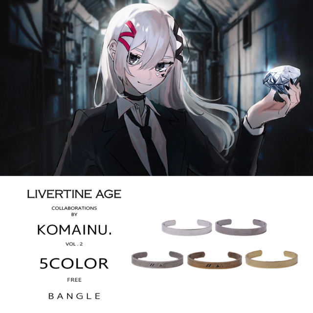 受注期間限定！KOMAINU.コラボ企画第2弾！コラボバングル◆KOMAINU.