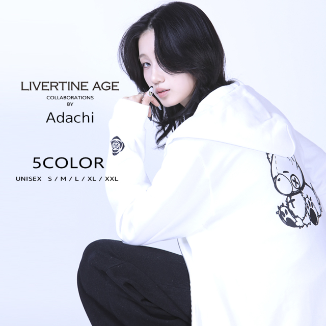 受注期間限定！Adachiコラボ企画！コラボZIPパーカー◆Adachi