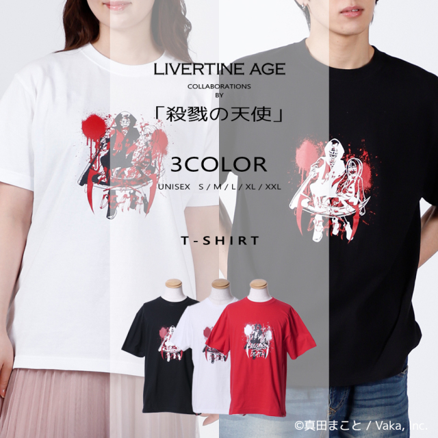 受注期間限定！「殺戮の天使」コラボ企画！コラボ半袖Tシャツ◆「殺戮の天使」