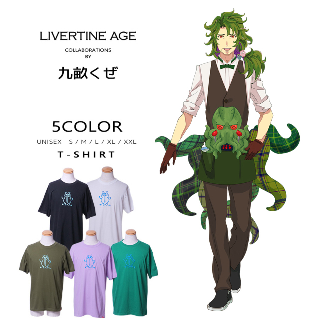 受注期間限定！九畝くぜコラボ企画！コラボ半袖Tシャツ◆九畝くぜ