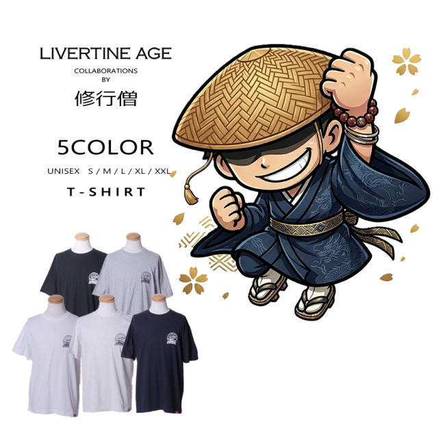 受注期間限定！修行僧コラボ企画！コラボ半袖Tシャツ◆修行僧