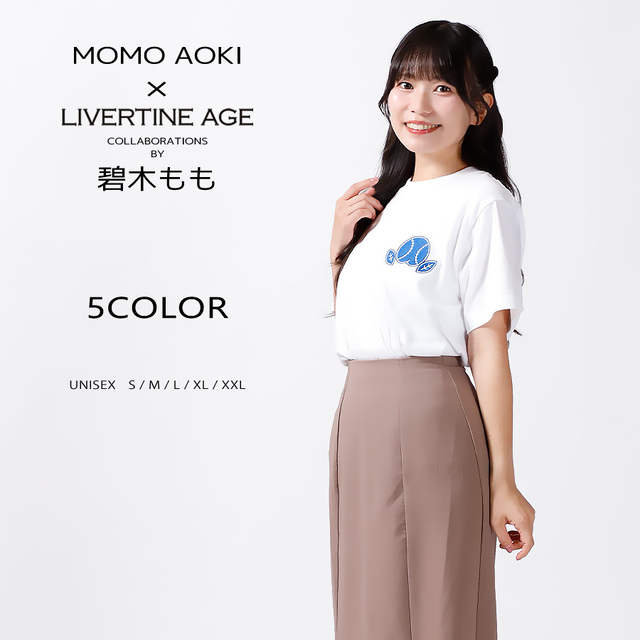 受注期間限定！碧木ももコラボ企画！コラボ半袖Tシャツ◆碧木もも