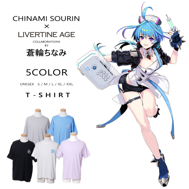 受注期間限定！蒼輪ちなみコラボ企画！コラボ半袖Tシャツ◆蒼輪ちなみ